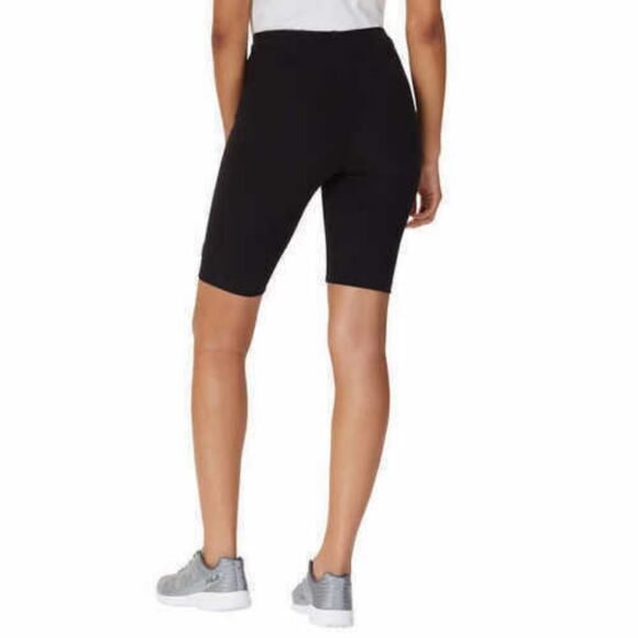 Fila Ladies’ Logo Bike Short 2-pack, Black - Picture 4 of 5